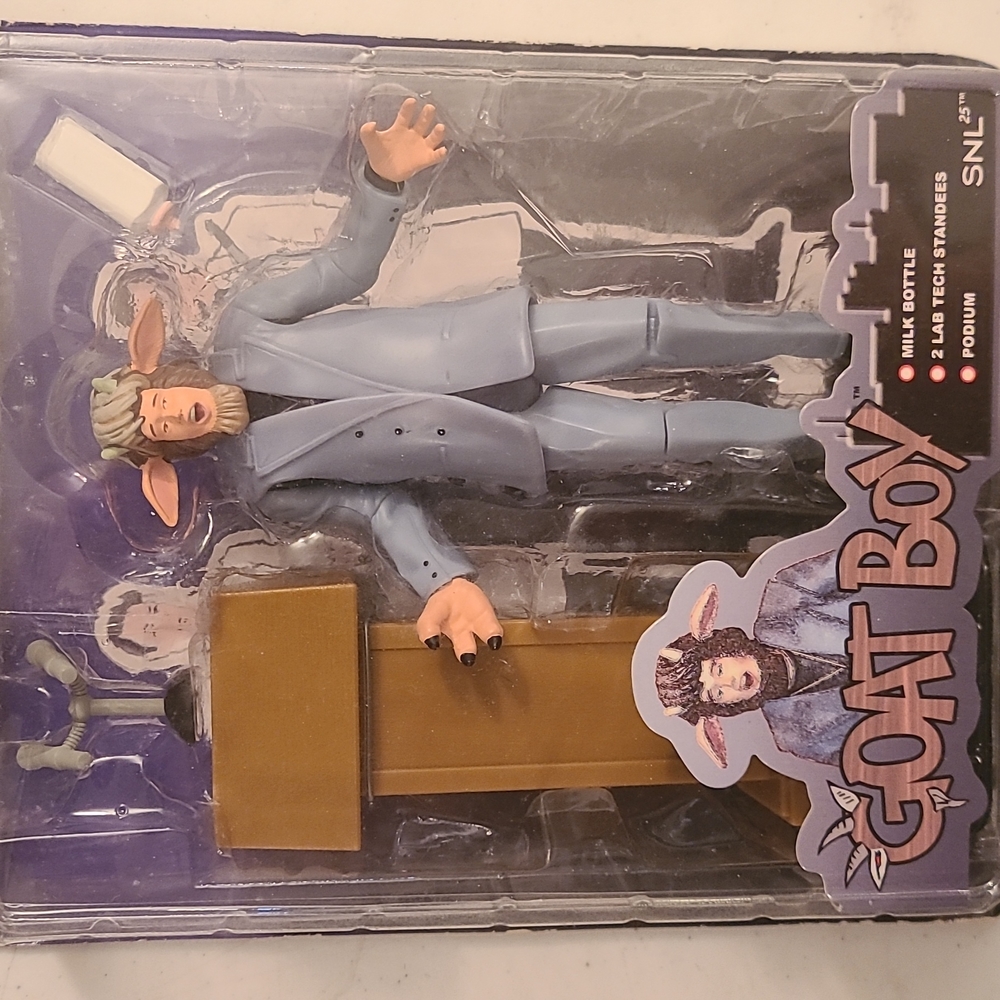 XToys-NIB-Saturday Night Live 25 - Goat Boy Figure - Picture 2 of 3